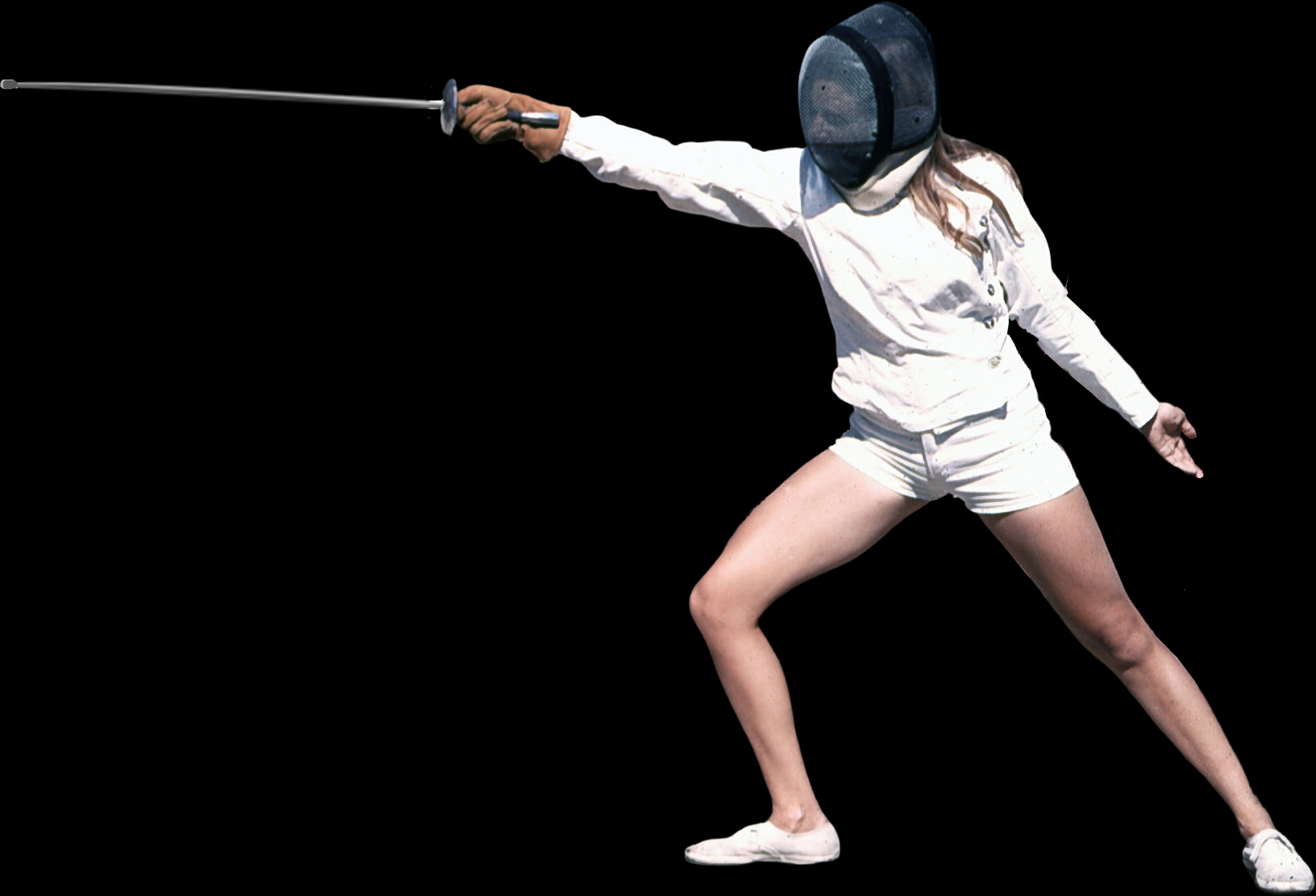 Girl Foil Fencing